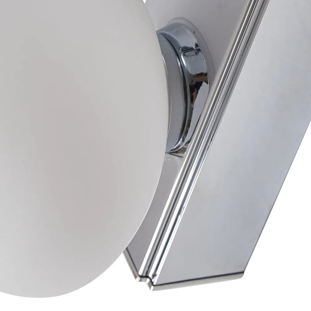 Lucande Væg- Og Spejllamper|Væglamper > LED-væglampe til badeværelset Myrra, krom, glas, 60 cm, IP44