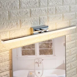 Lucande Væg- Og Spejllamper|Væglamper > LED-væglampe til badeværelset Julie, 75 cm, krom, metal, IP44