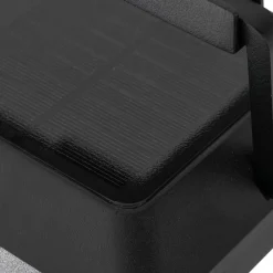Lucande Væglamper > LED-væglampe Tilena, kantet, sort, aluminium