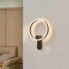 Lucande Væglamper > LED-væglampe Yekta, direkte, sort, dæmpbar
