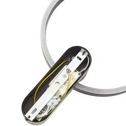 Væglamper ^ Lucande LED-væglampe Yekta, indirekte, sort, dæmpbar
