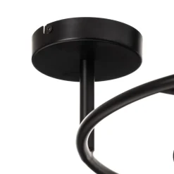 Lucande Loftlamper > Linnard loftlampe af stål, 3 lyskilder