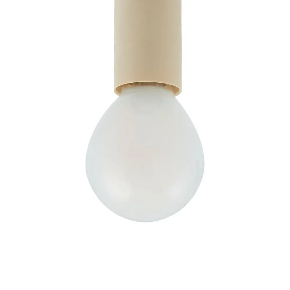Lucande Loftlamper|Loftlamper > loftslampe Bidolo, messingfarvet, glas, 15 cm, IP44