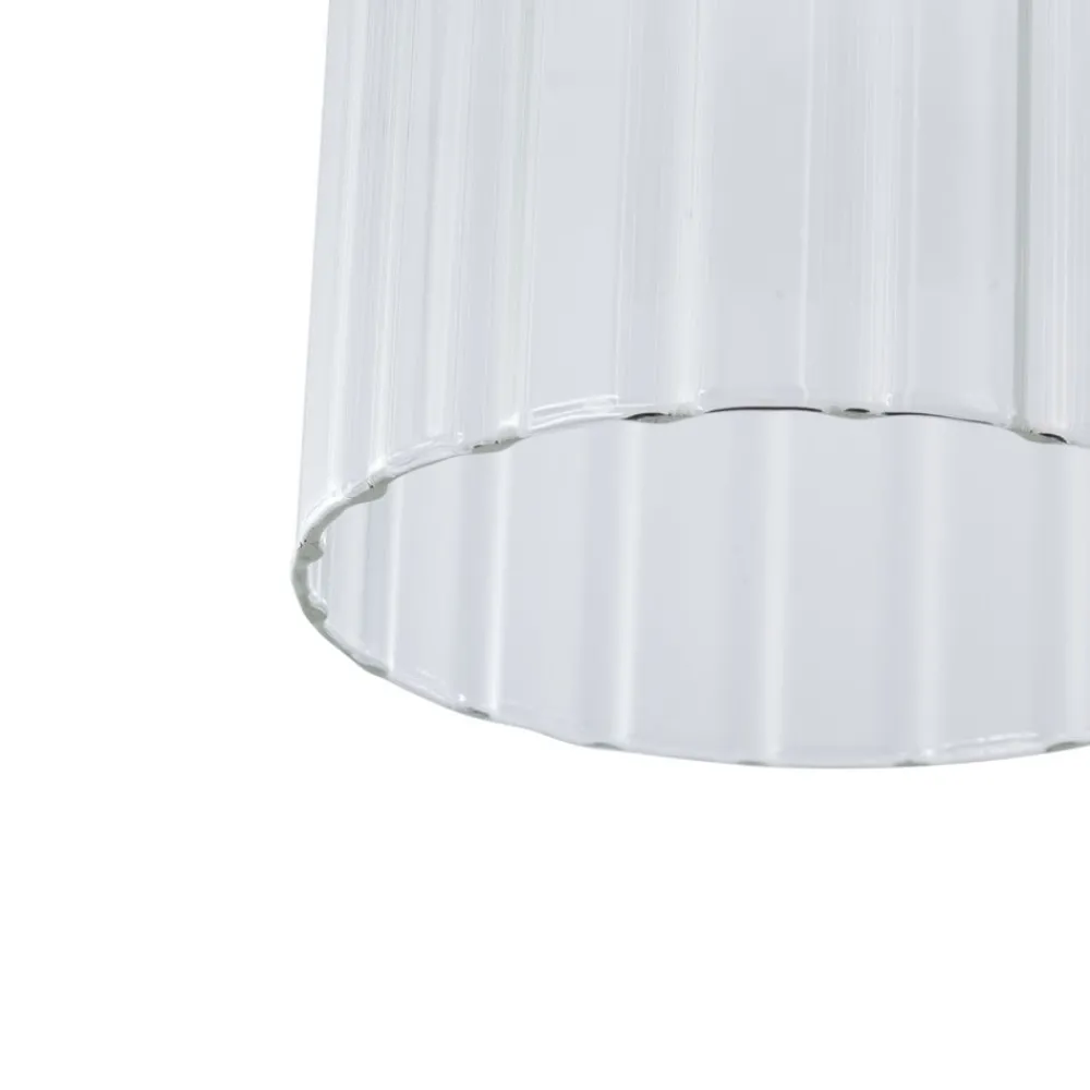 Lucande Loftlamper > loftslampe Eirian, 1-lys, sort, glas, E27