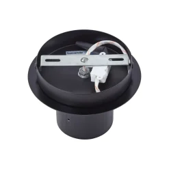 Lucande Loftlamper > loftslampe Eirian, 1-lys, sort, glas, E27