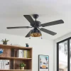 Lucande Loftventilatorer > loftventilator med lys Shamoian, støjsvag, Ø 130 cm