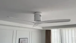 Lucande Loftventilatorer > loftventilator Vindur, hvid, DC, støjsvag, Ø 132 cm