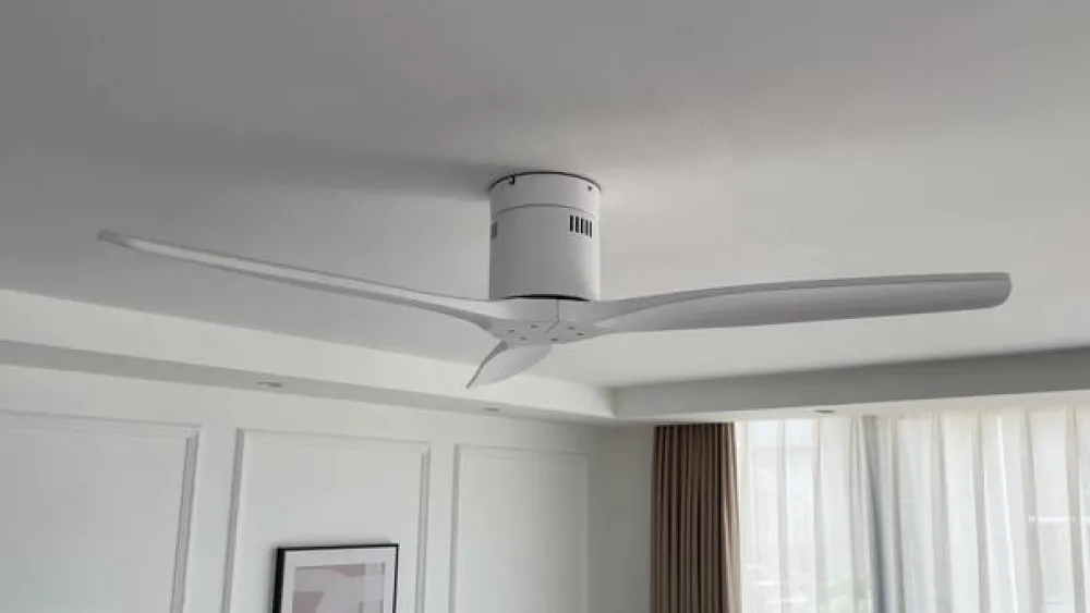 Lucande Loftventilatorer > loftventilator Vindur, hvid, DC, støjsvag, Ø 132 cm