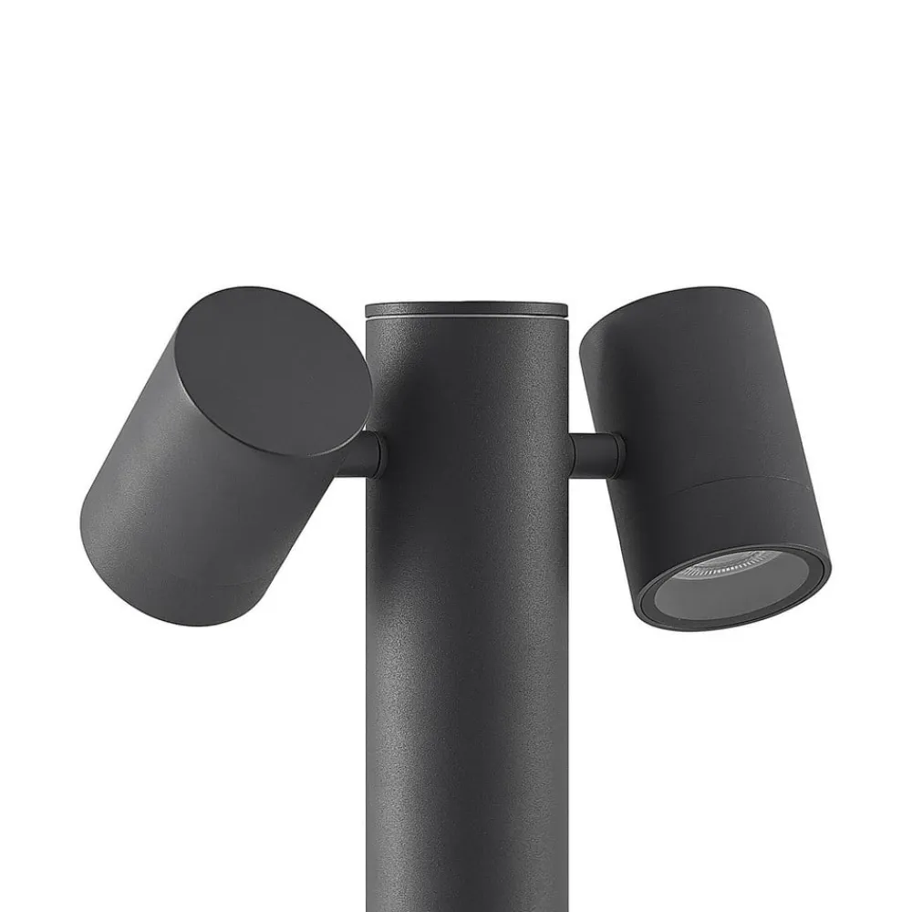 Lucande Terrassebelysning|Gadebelysning > Maloney pullert, 2 lyskilder, 75 cm, antracit