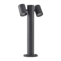 Sokkellamper ^ Lucande Maloney sokkellampe, 50 cm, antracit, IP54