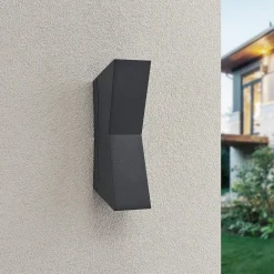 Lucande Væglamper > Maniela LED udendørs væglampe, op/ned