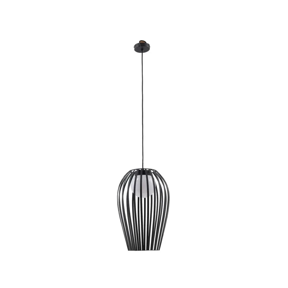 Udendørs Pendellamper ^ Lucande Marrin udendørs hængelampe, sort, metal, Ø 31 cm