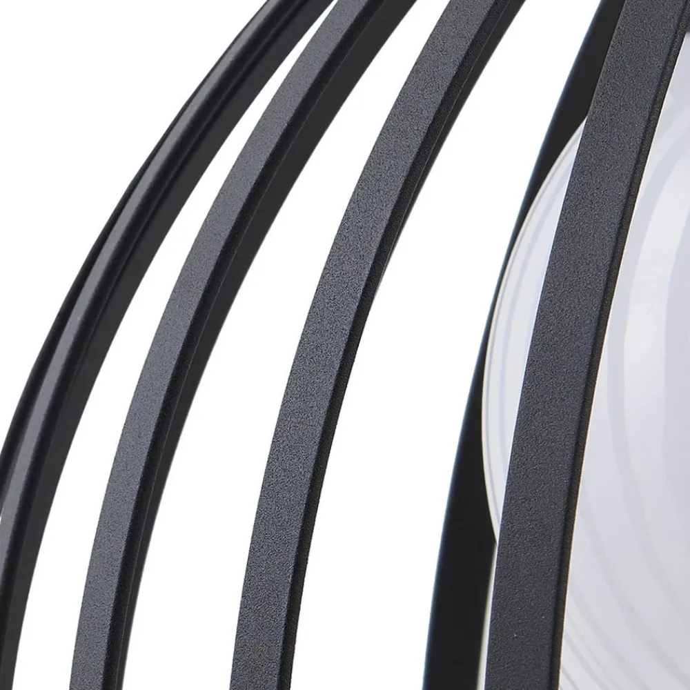 Udendørs Pendellamper ^ Lucande Marrin udendørs hængelampe, sort, metal, Ø 31 cm