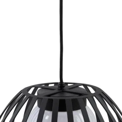 Udendørs Pendellamper ^ Lucande Marrin udendørs hængelampe, sort, metal, Ø 31 cm