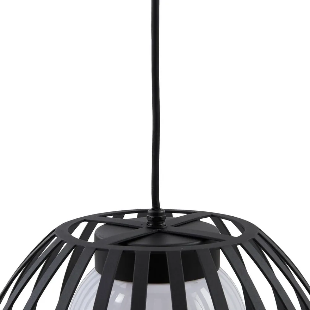 Udendørs Pendellamper ^ Lucande Marrin udendørs hængelampe, sort, metal, Ø 31 cm
