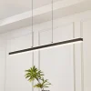 Lucande Pendellamper|Pendellamper > Pendolo LED-hængelampe, sort, aluminium, 120 cm