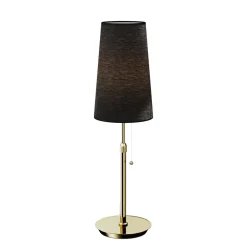 Lucande Bordlamper > Pordis-bordlampe, messing-sort
