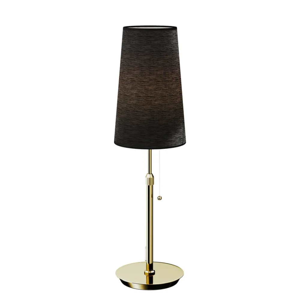 Lucande Bordlamper > Pordis-bordlampe, messing-sort