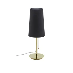 Lucande Bordlamper > Pordis-bordlampe, messing-sort