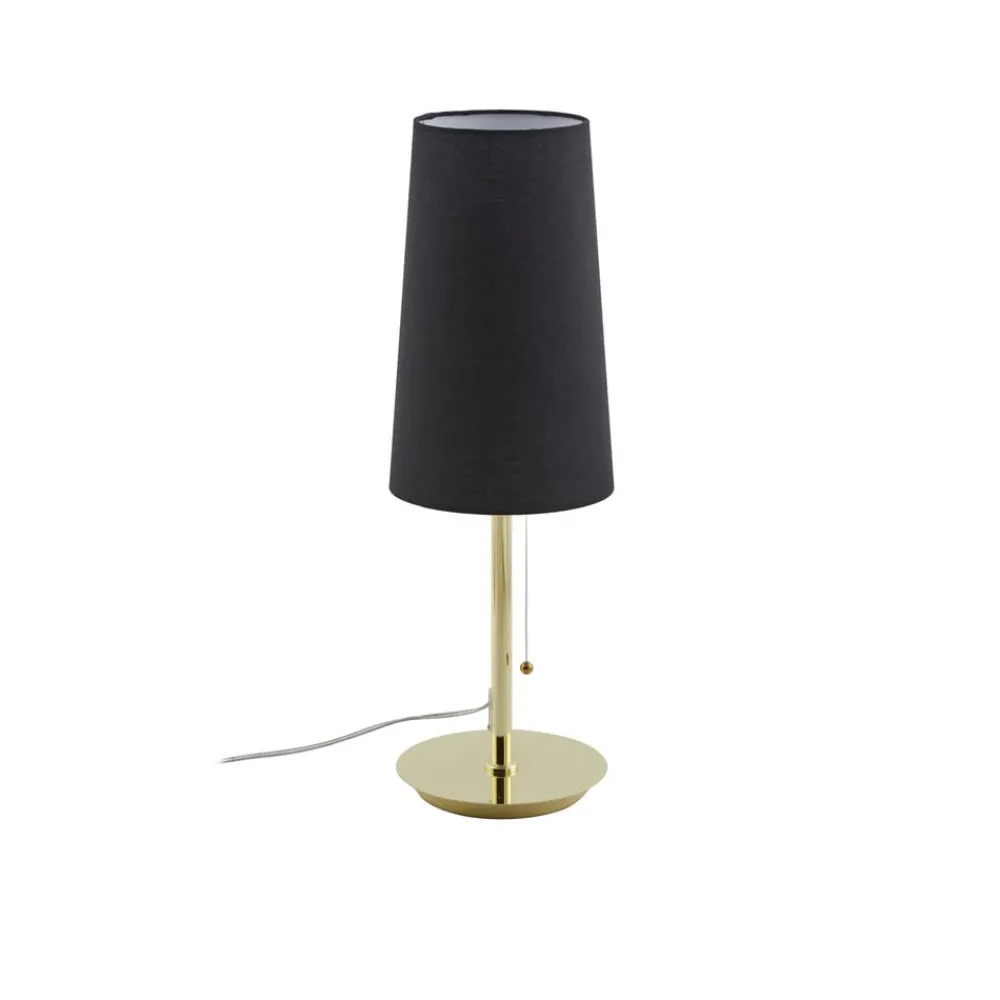 Lucande Bordlamper > Pordis-bordlampe, messing-sort