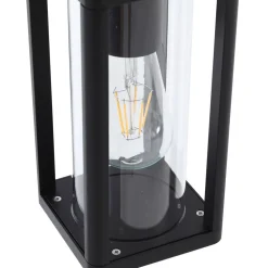 Lucande Gadebelysning > Siveta vejlampe, 100 cm høj, sort, E27, IP65