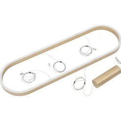 Pendellamper ^ Lucande Smart LED-hængelampe Melinay, guld, CCT, Tuya