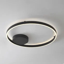 Loftlamper|Pendellamper ^ Lucande Smart LED-loftlampe Moise, sort, CCT, Tuya