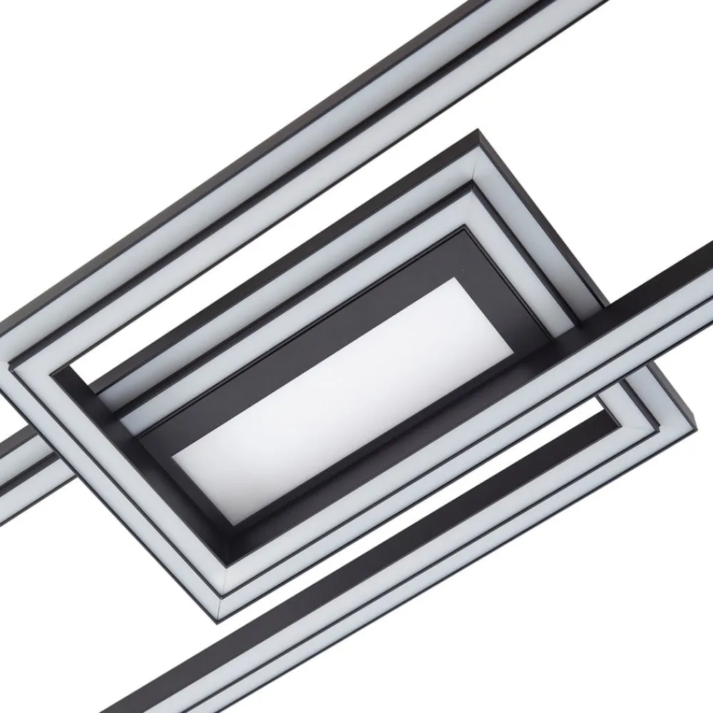 Lucande Loftlamper > Smart LED-loftslampe Tjado 115 cm sort RGB CCT