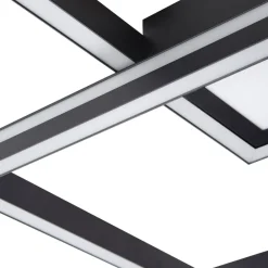 Lucande Loftlamper > Smart LED-loftslampe Tjado, 85 cm, sort, RGB, CCT