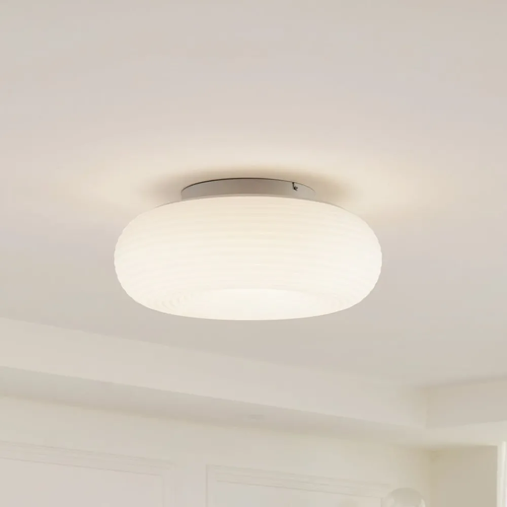 Loftlamper ^ Lucande Smart LED-loftslampe Bolti, hvid, RGBW, CCT, Tuya