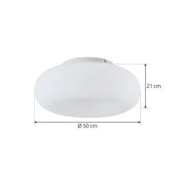 Loftlamper ^ Lucande Smart LED-loftslampe Bolti, hvid, RGBW, CCT, Tuya