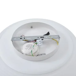 Loftlamper ^ Lucande Smart LED-loftslampe Bolti, hvid, RGBW, CCT, Tuya