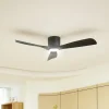 Lucande Loftventilatorer > Smart LED-loftventilator Moneno, sort, DC, Tuya