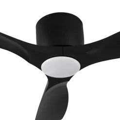 Lucande Loftventilatorer > Smart LED-loftventilator Moneno, sort, DC, Tuya
