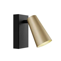 Gang|Pendellamper ^ Lucande spotlight Angelina, messing/guld, metal, 1 lyskilde.
