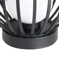 Lucande Terrassebelysning > terrasselampe Marrin, sort, metal, Ø 46cm