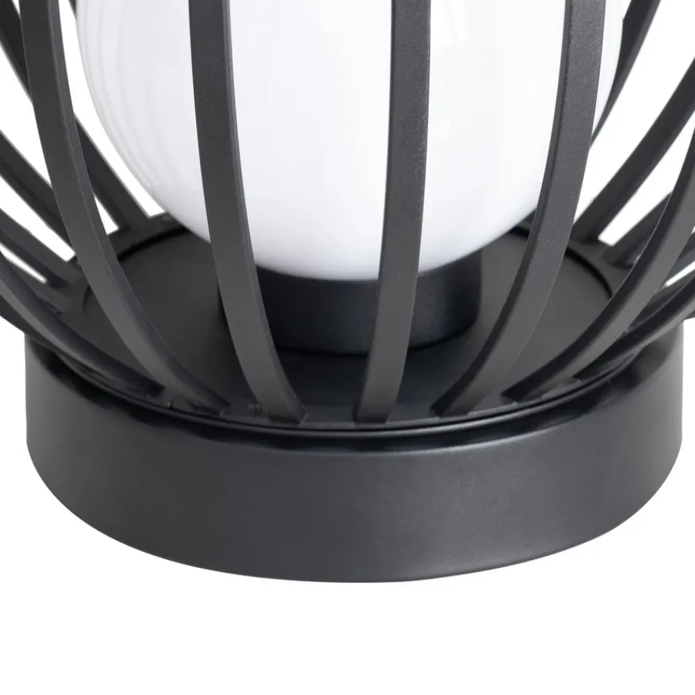 Lucande Terrassebelysning > terrasselampe Marrin, sort, metal, Ø 46cm