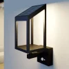 Lucande Solcelle Lampe Med Sensor|Væglampe Med Sensor > Timeo LED-udendørs væglampe med solcelle