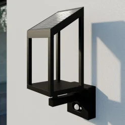 Lucande Solcelle Lampe Med Sensor|Væglampe Med Sensor > Timeo LED-udendørs væglampe med solcelle