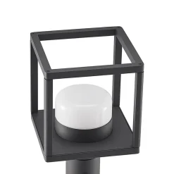 Lucande Gadebelysning > Timio vejlampe, 85 cm, bevægelsessensor, GX53, IP44