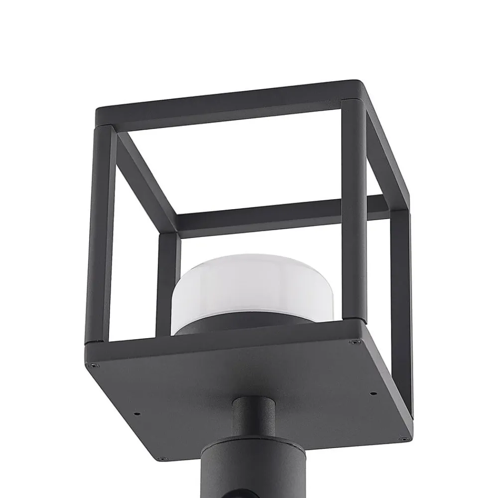 Lucande Gadebelysning > Timio vejlampe, 85 cm, bevægelsessensor, GX53, IP44
