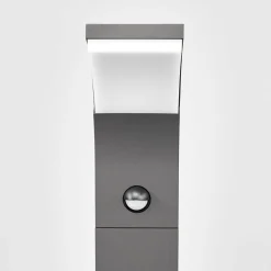 Lucande Gadebelysning Med Sensor|Terrassebelysning > Timm LED-vejlampe, sensor, 60 cm, antracit, IP54
