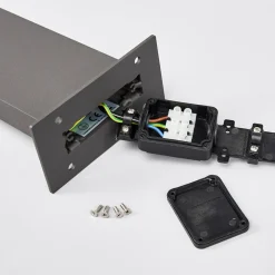 Lucande Gadebelysning Med Sensor|Terrassebelysning > Timm LED-vejlampe, sensor, 60 cm, antracit, IP54