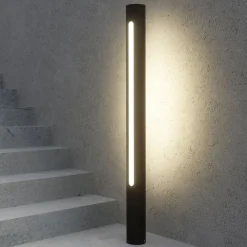Lucande Gadebelysning > Tomas LED-vejlampe, 75 cm, mørkegrå, IP54
