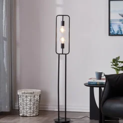 Lucande Gulvlamper|Gulvlamper > Tornike gulvlampe, 2 lyskilder, jern
