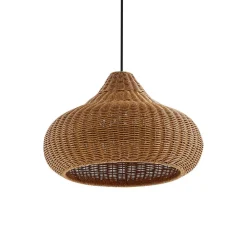 Udendørs Pendellamper|Terrassebelysning ^ Lucande udendørs hængelampe Taniola, 3 lyskilder, beige, rattan, IP44