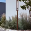 Lygtepæle ^ Lucande udendørslampe Alivaro, rustfarvet, 220 cm, E27, IP65