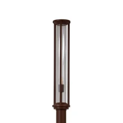 Lygtepæle ^ Lucande udendørslampe Alivaro, rustfarvet, 220 cm, E27, IP65