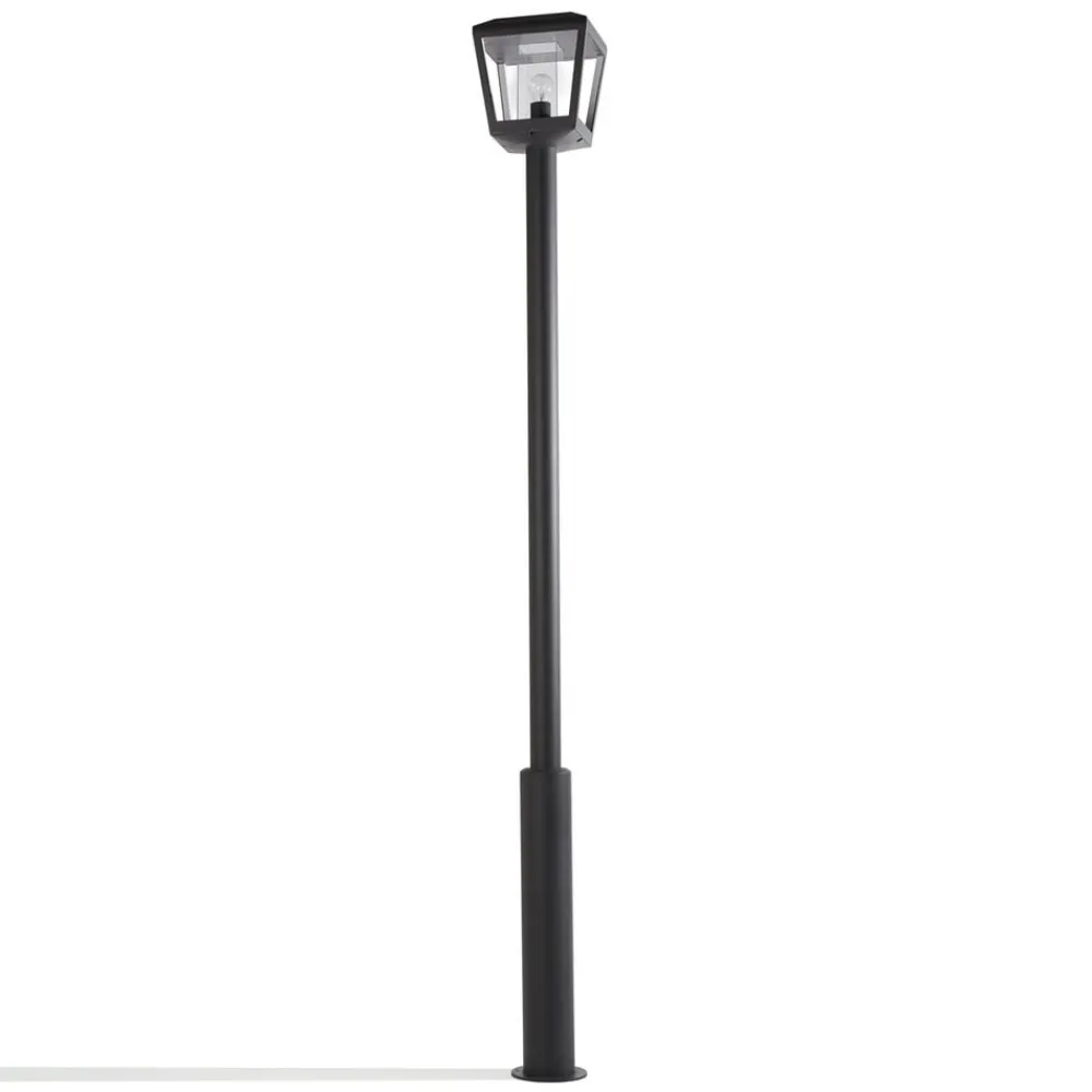 Lucande Lygtepæle > udendørslampe Dunia, antracit, metal, højde 220 cm