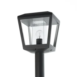 Lucande Lygtepæle > udendørslampe Dunia, antracit, metal, højde 220 cm